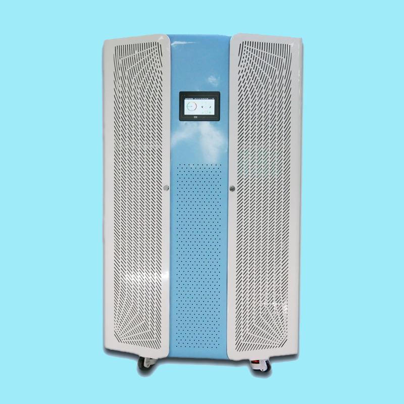 湖北LAD/KJY-T5000 商用落地移動式大風(fēng)量空氣凈化消毒機(jī)